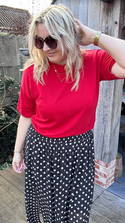 Mellow shirt - Rood