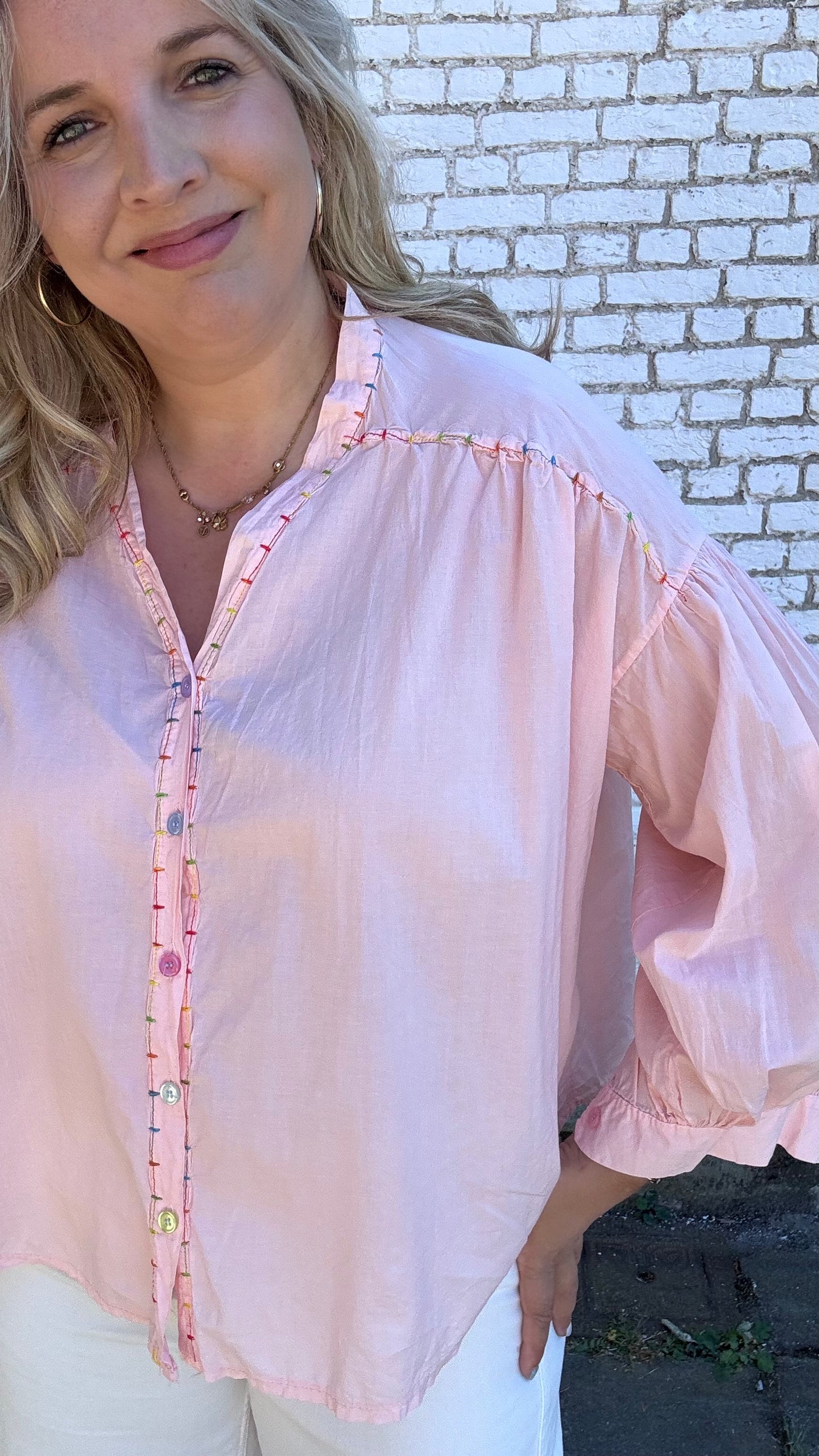 Oda blouse - Salmon