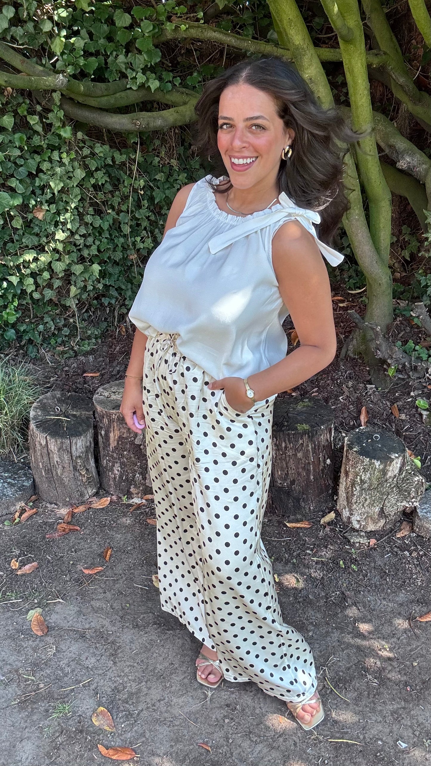 Classy polkadots broek