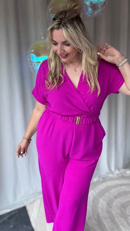 Nina jumpsuit magenta