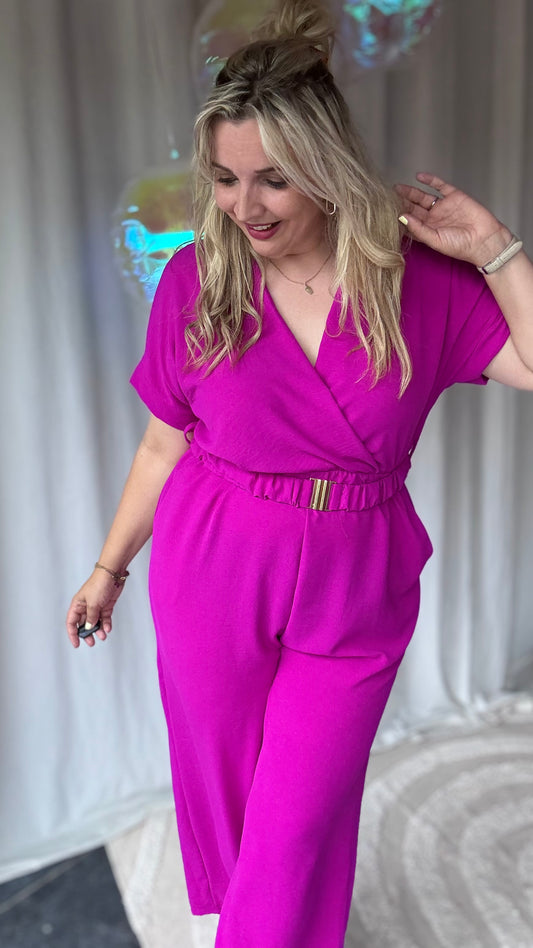 Nina jumpsuit magenta
