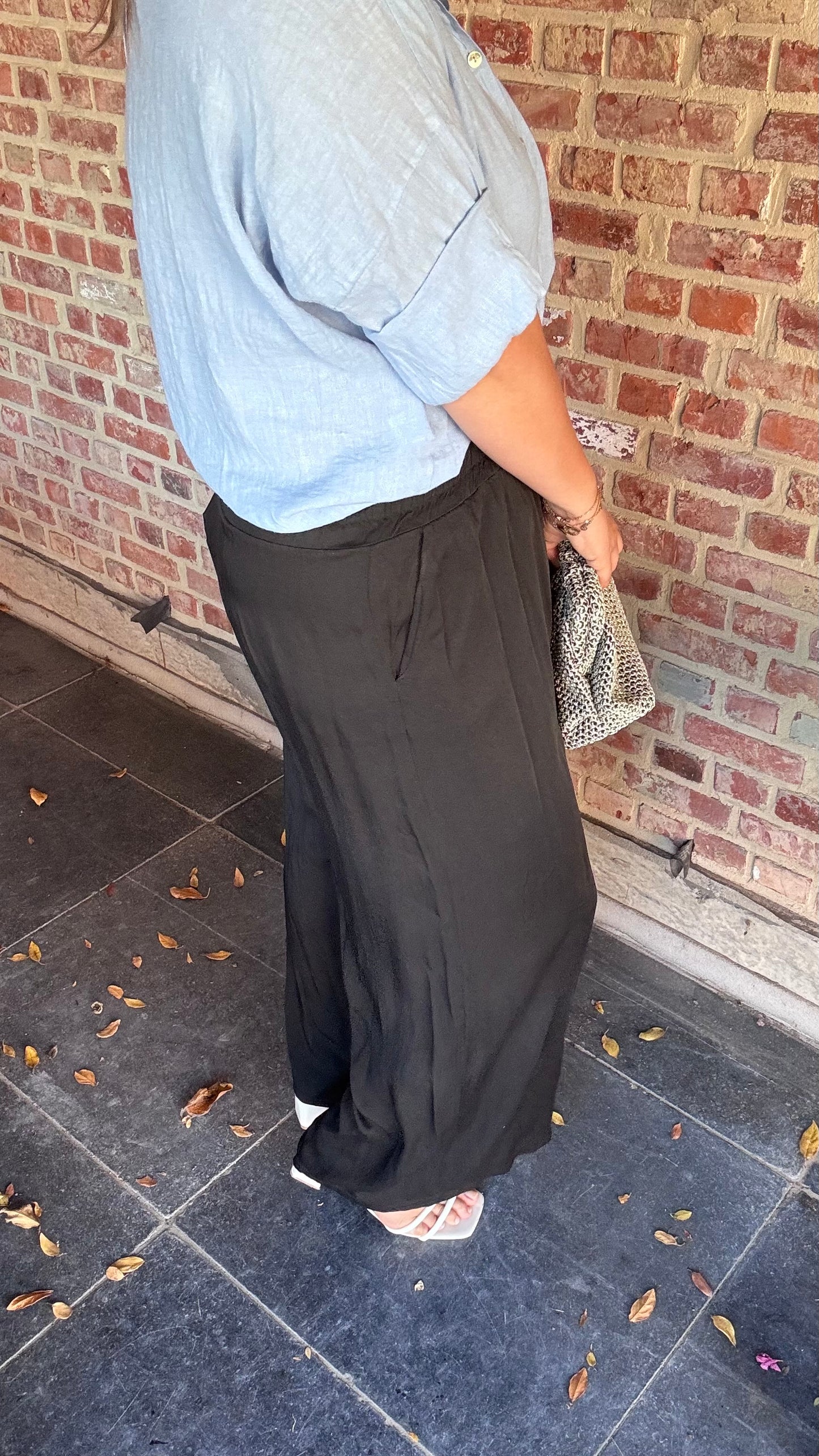 Zoë broek matté - zwart