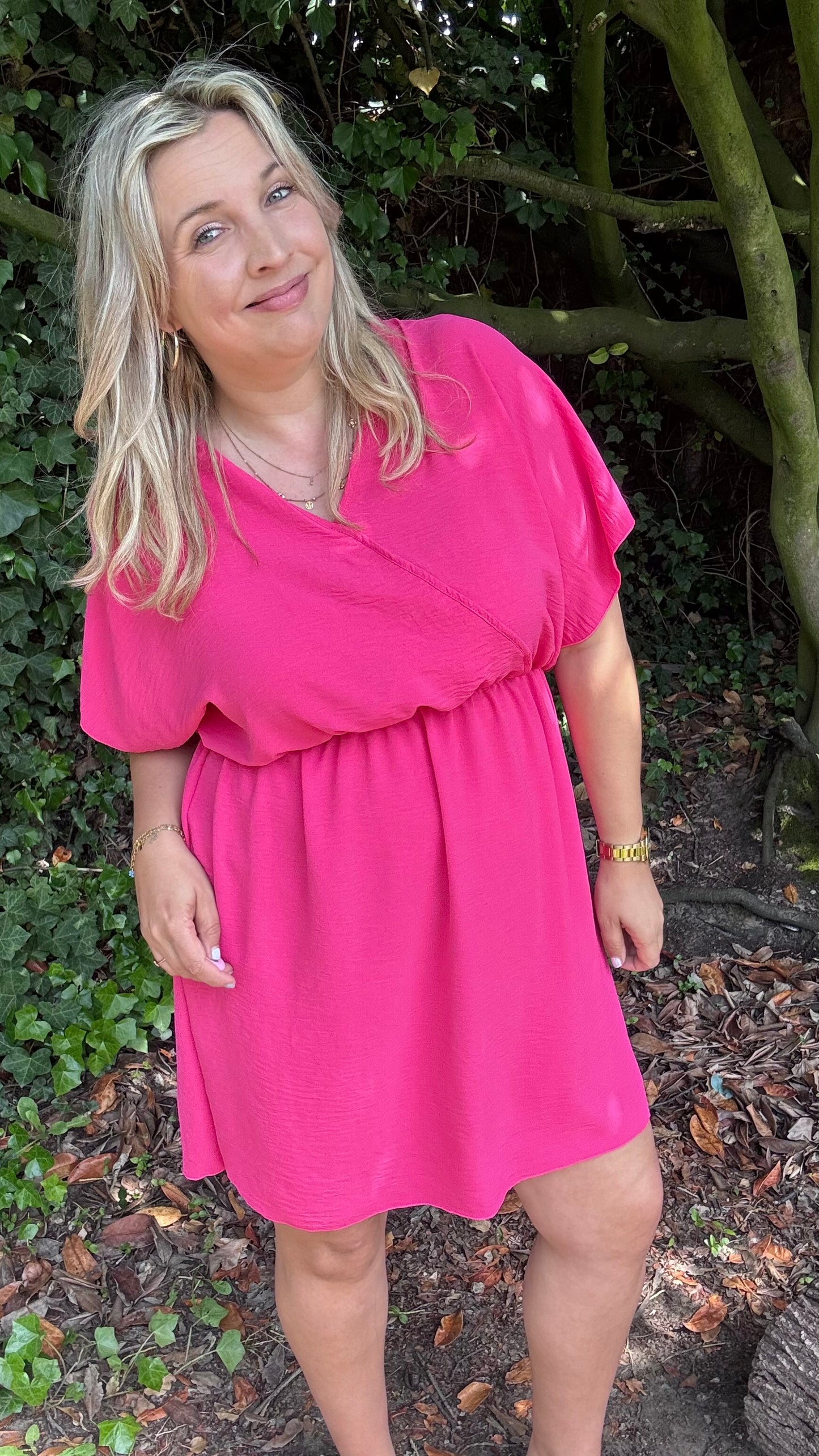 Tilly jurk - Roze