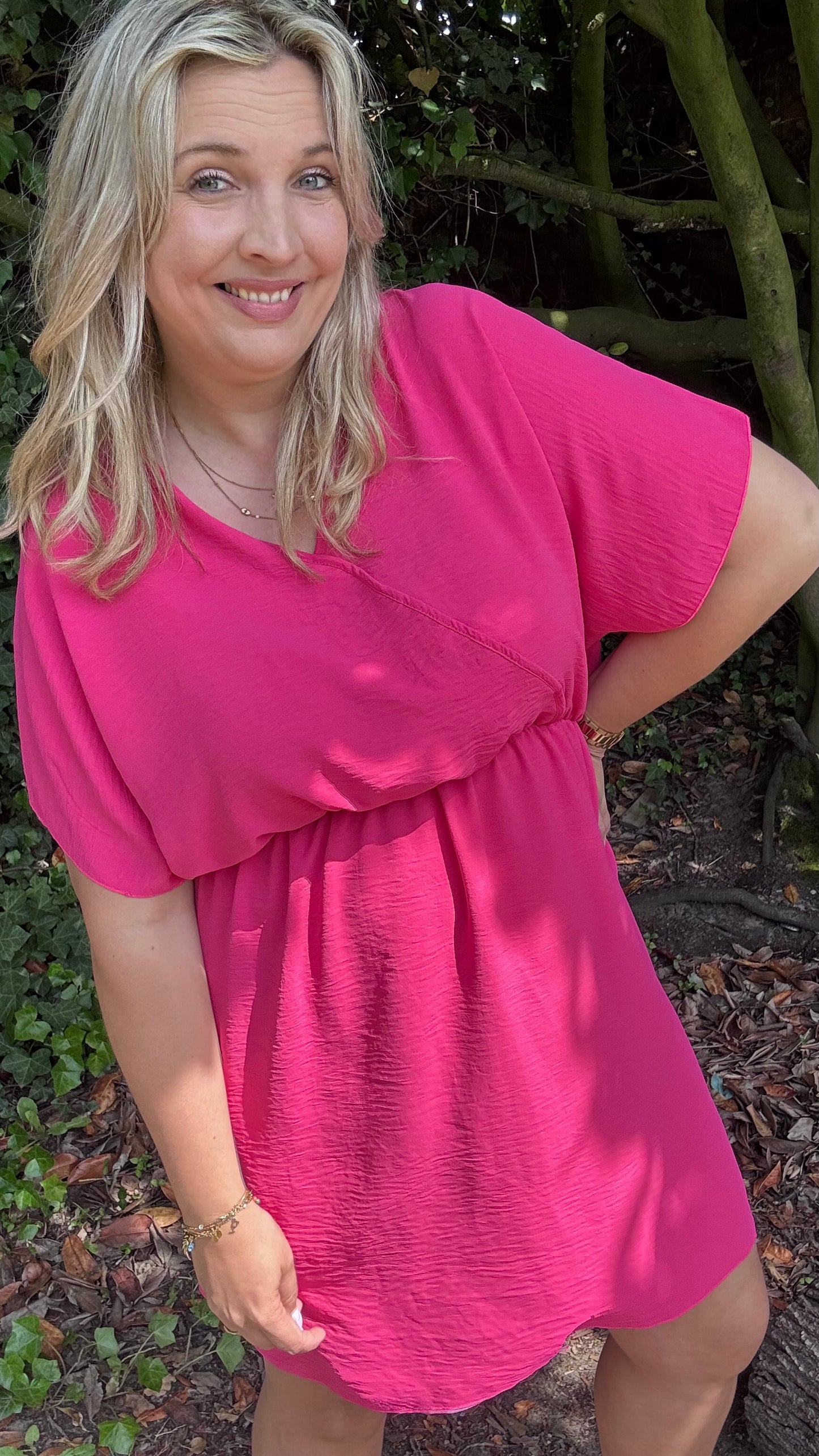 Tilly jurk - Roze