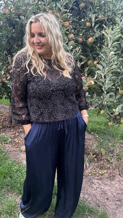 Zoë broek - diepblauw