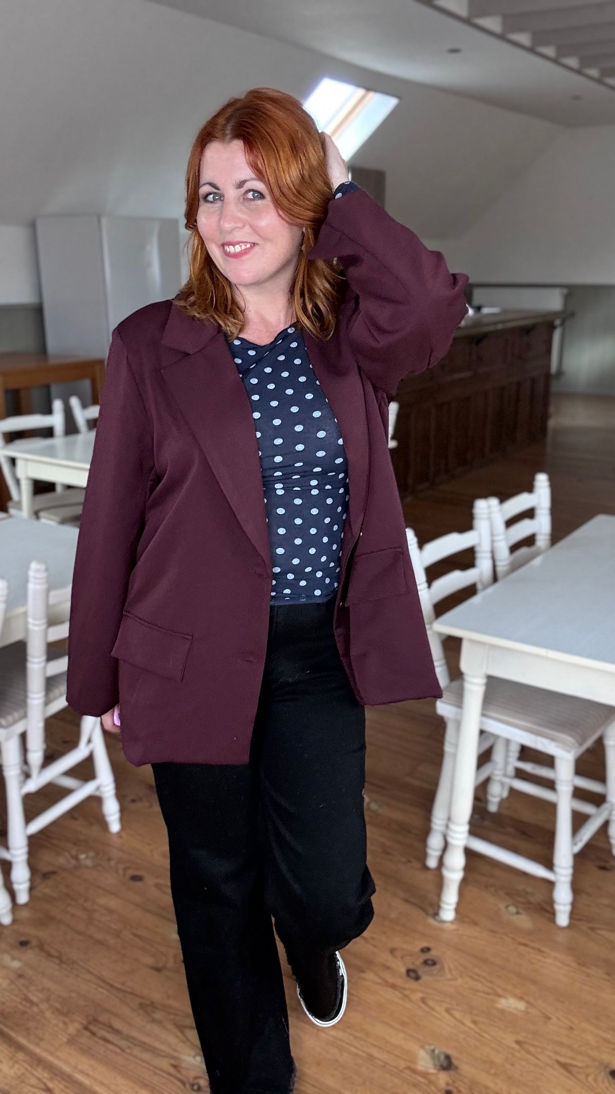 Freya blazer - Burgundy