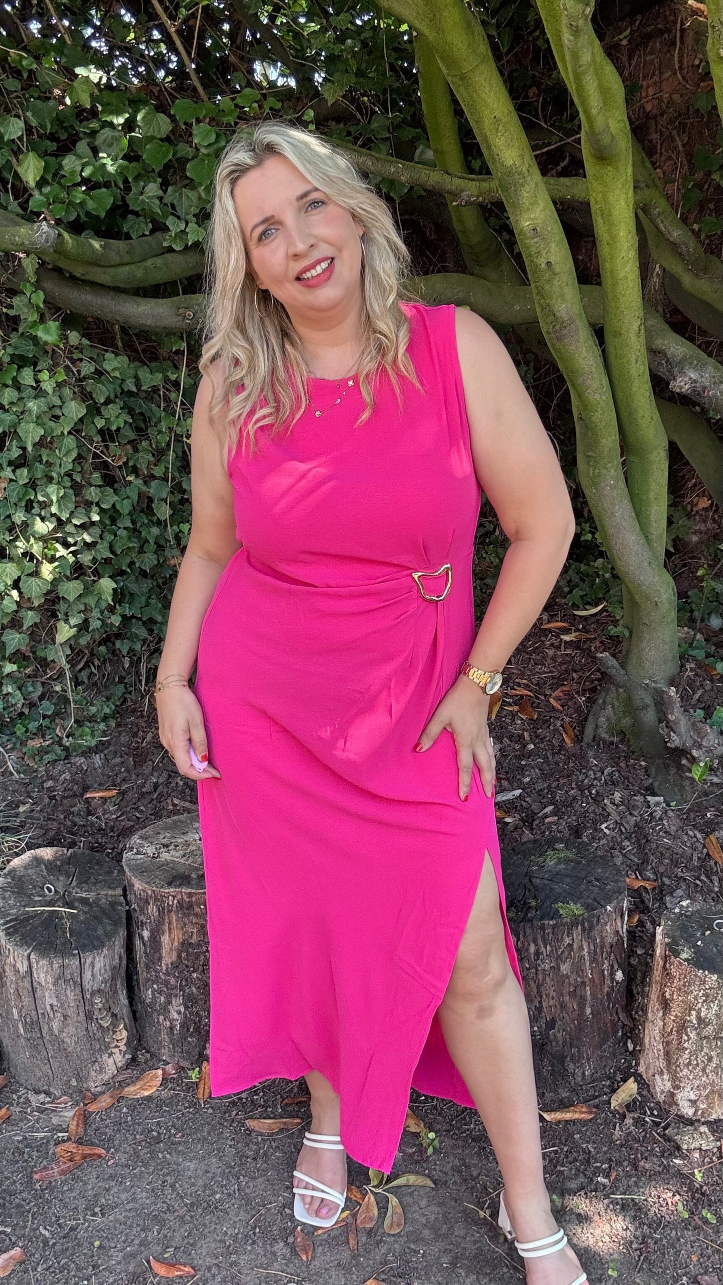 Victoria jurk - Roze