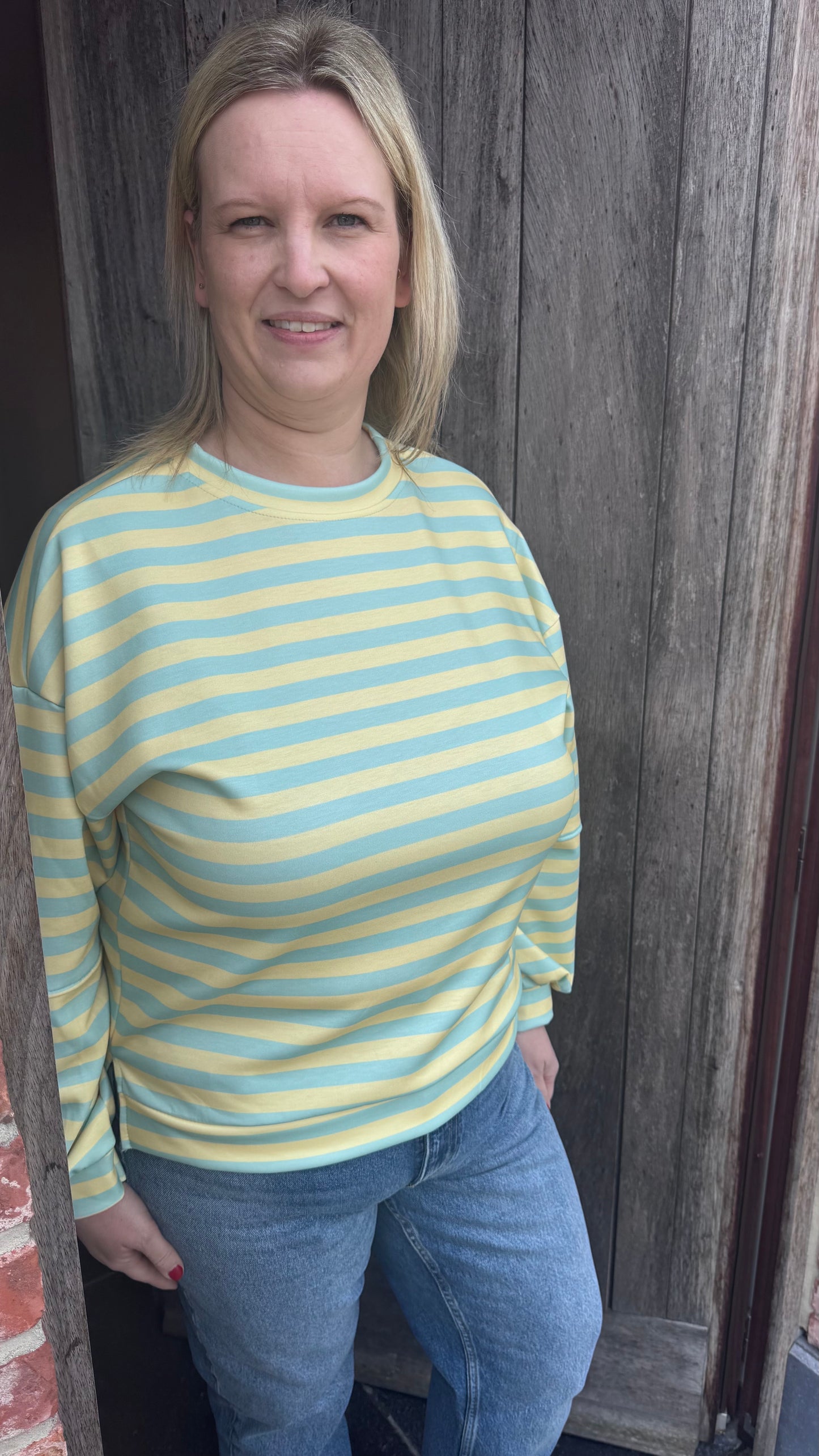 Perfect sweater - geel/mint