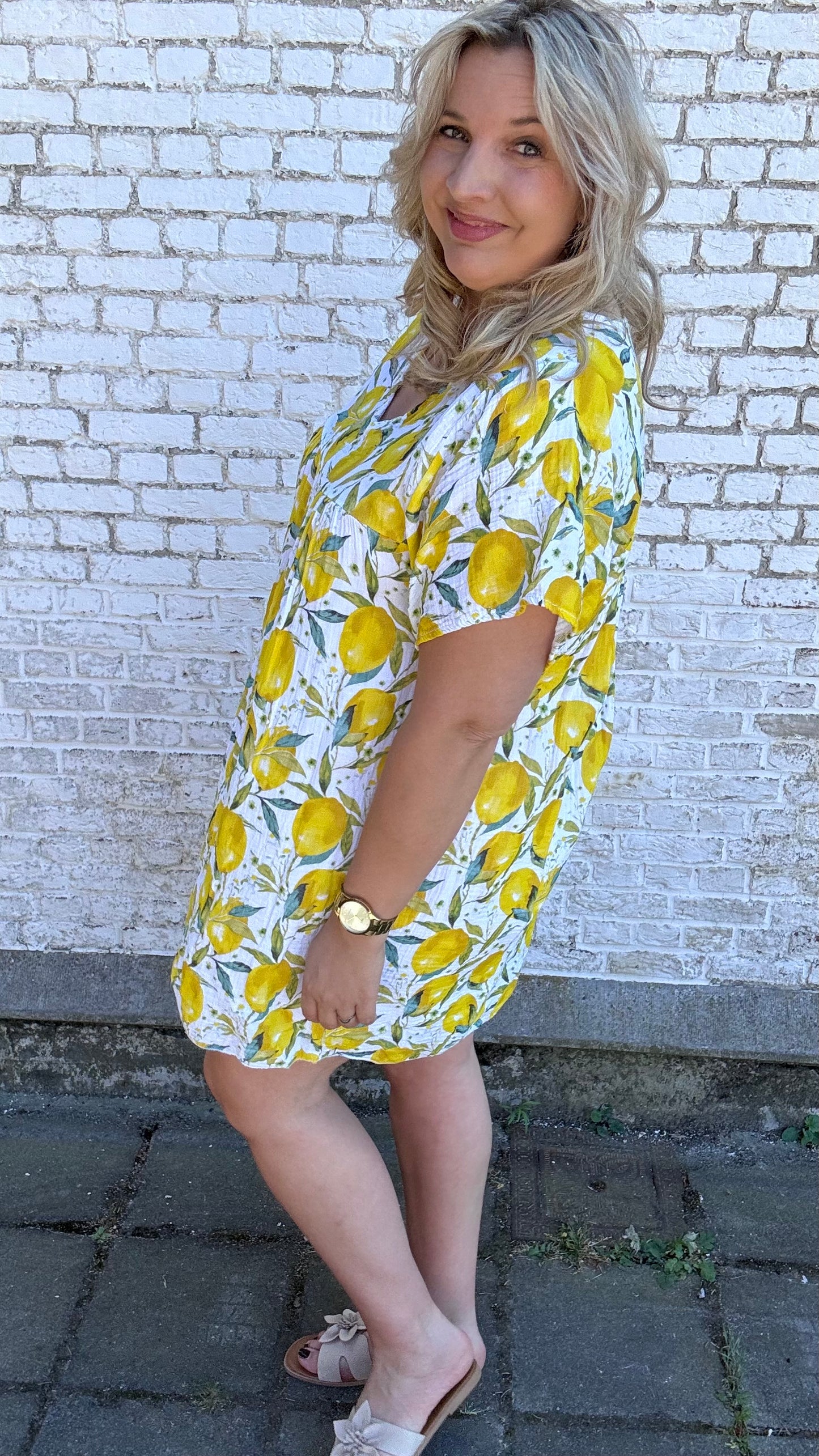 Lemon dress - Geel