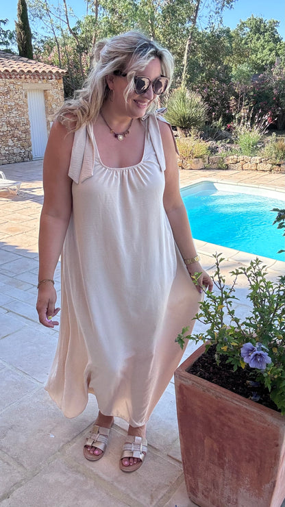 Flow dress - Crème