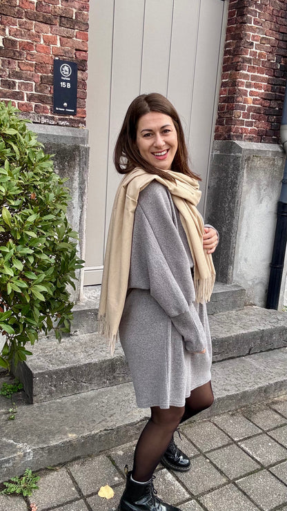 Cozy Tea sjaal - Beige