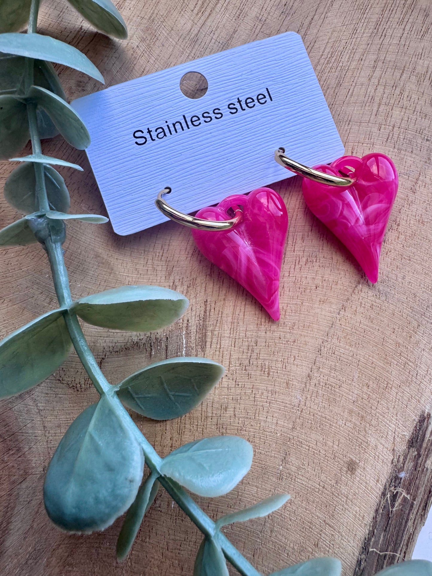 Jantine hearts oorbellen