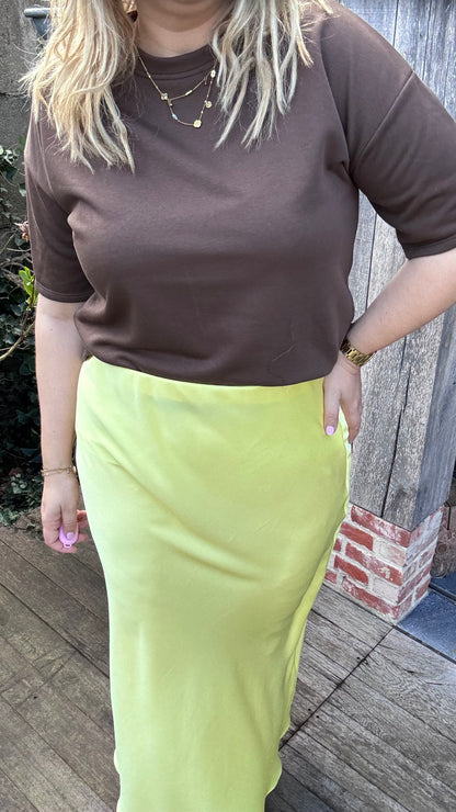 Silky muse rok - geel