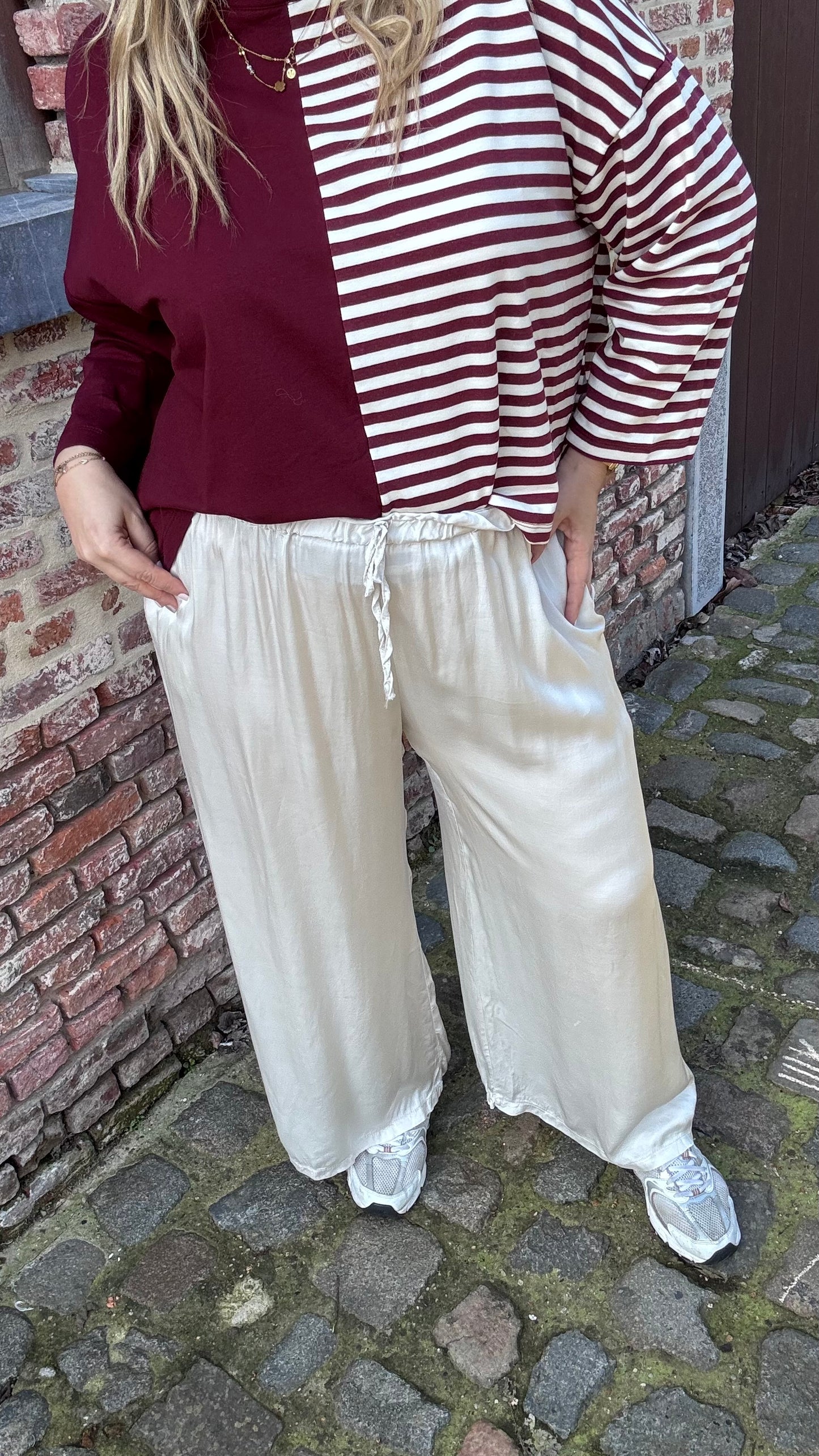 Melanie broek - crème