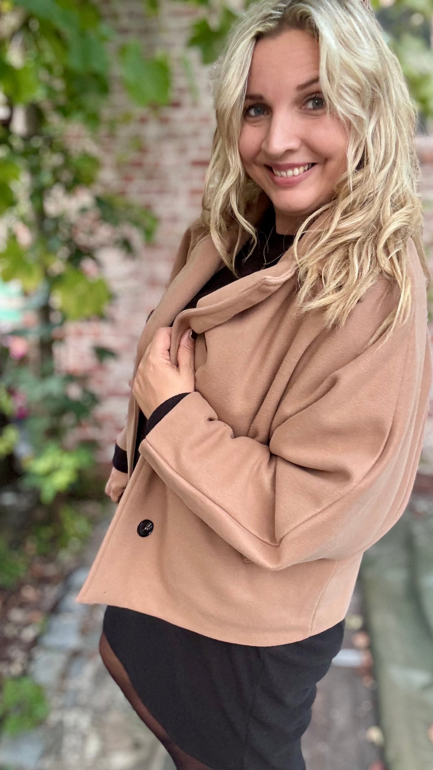 Vicky Mantel - Beige