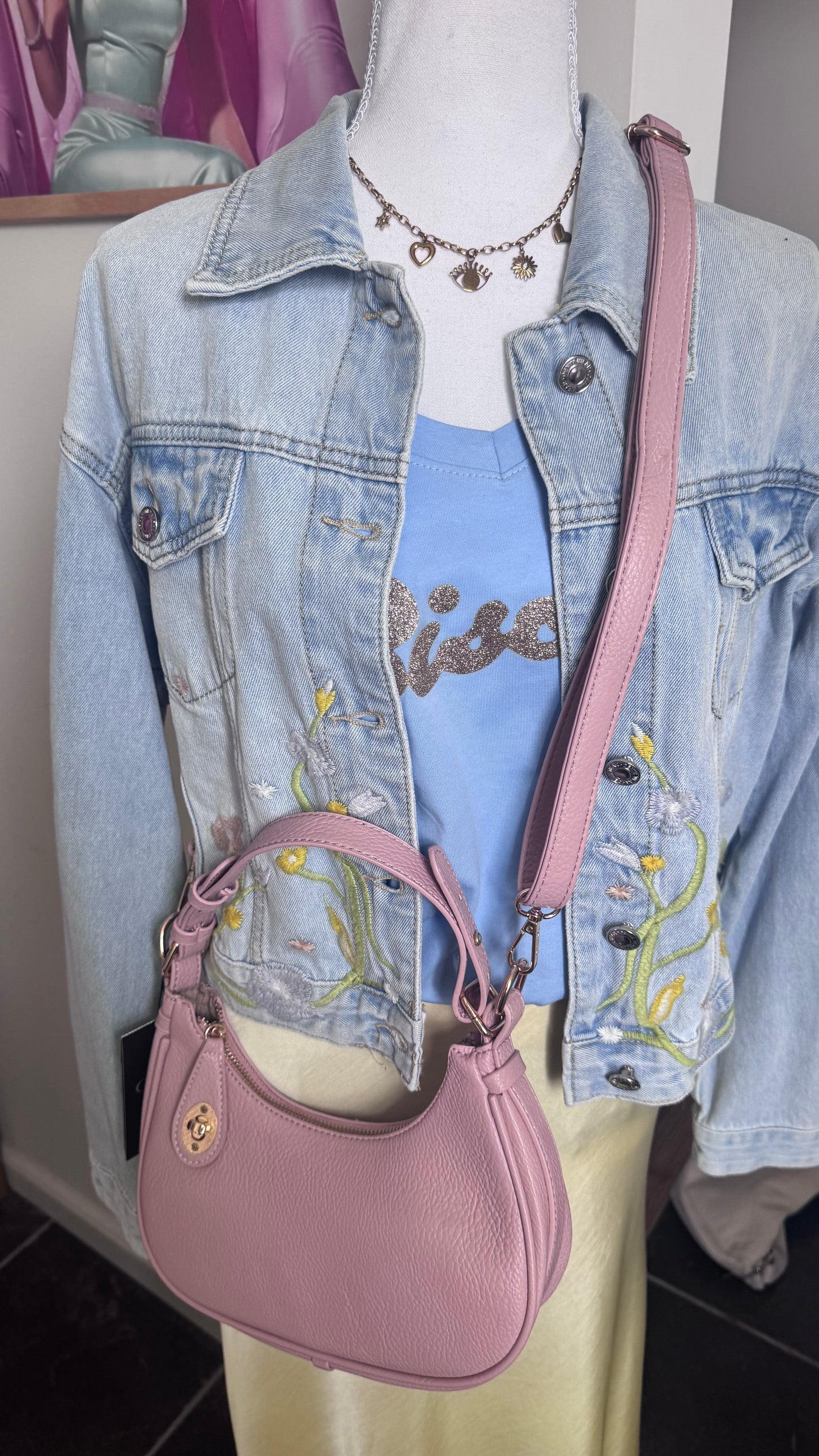 Little moon bag - Roze