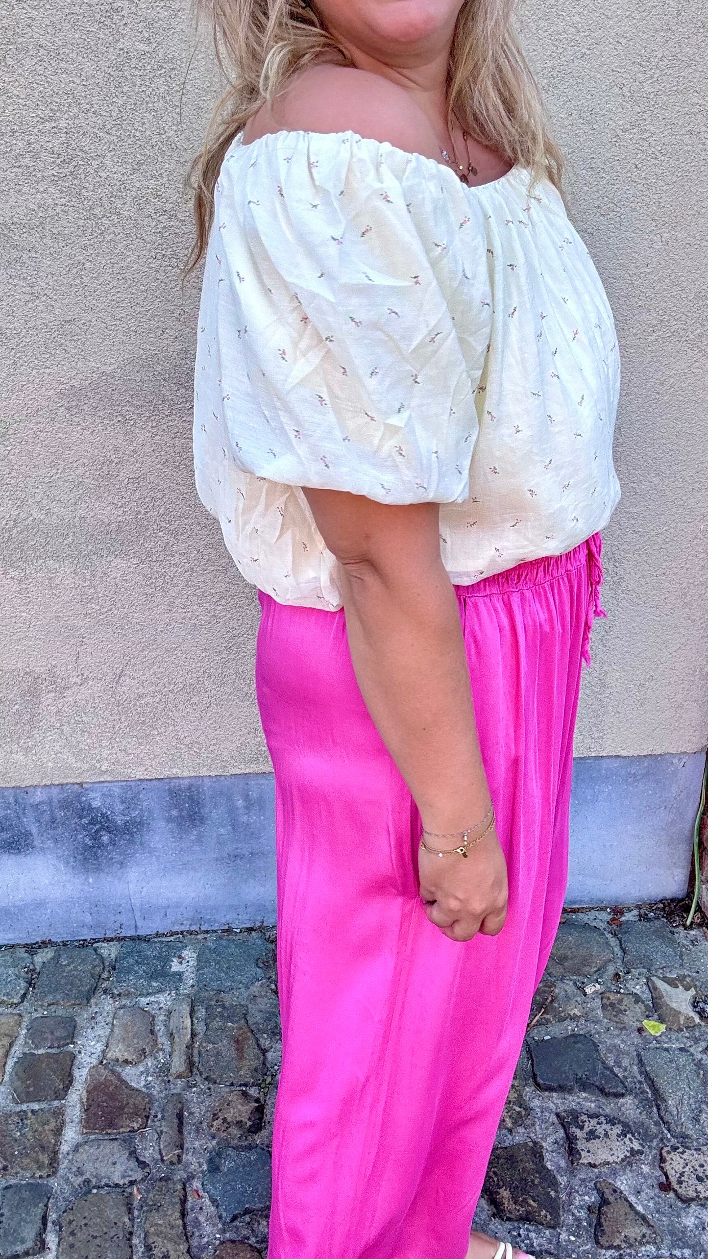 Zoë broek matté - Fuchsia