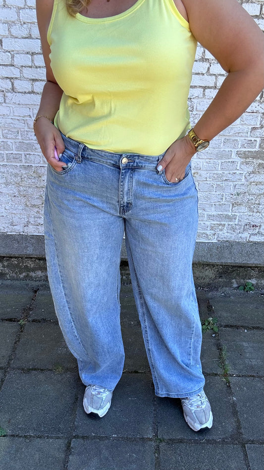 Barrel jeans - blauw