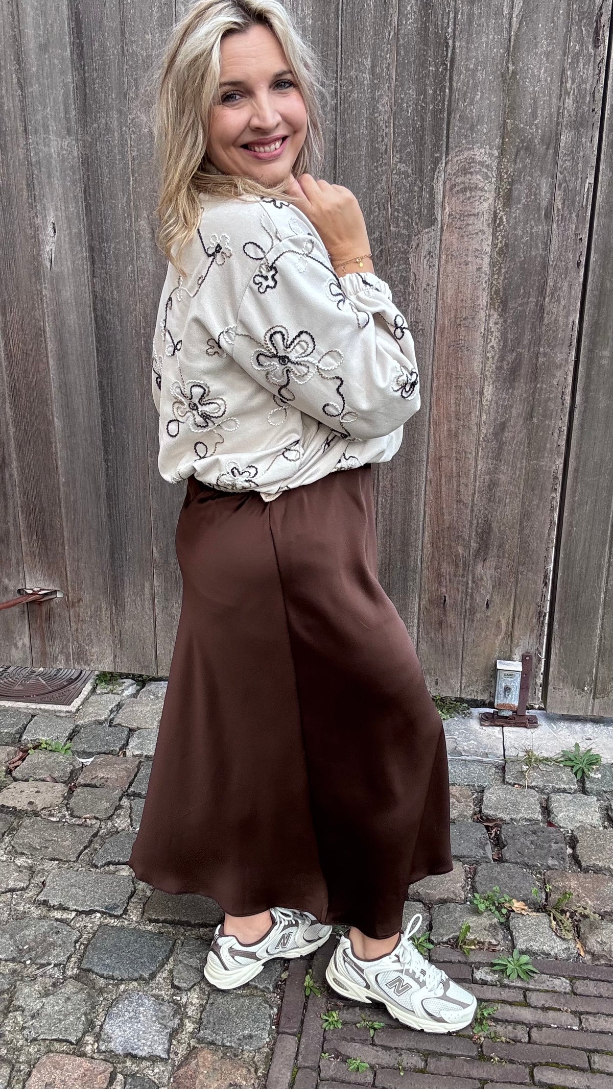 Silky muse rok - Brown