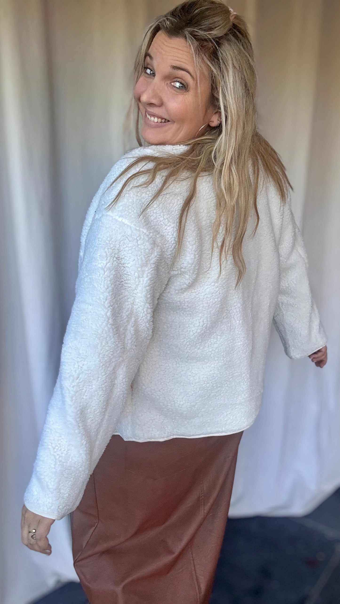 Teddy jas - Off white