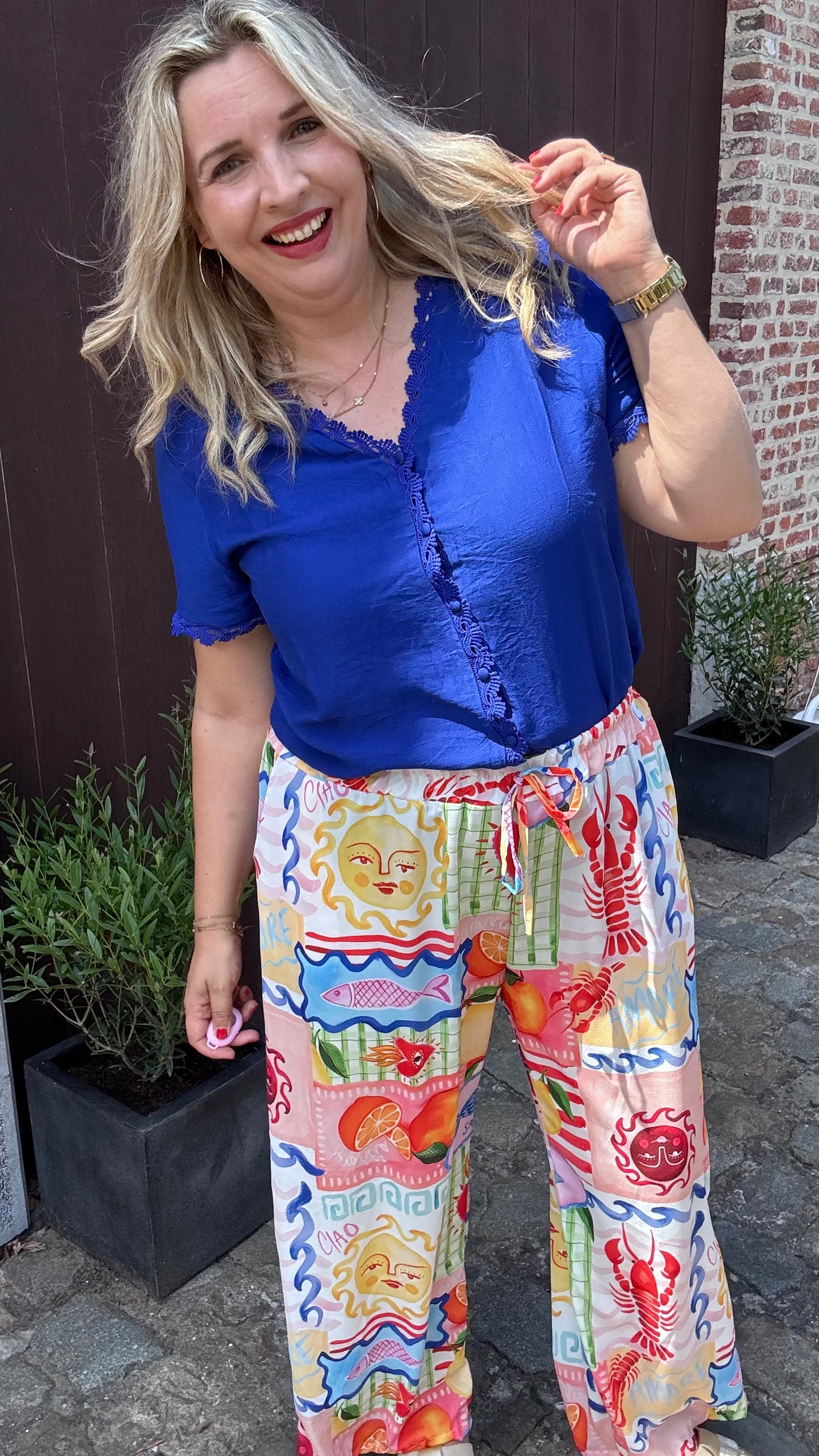 Tropical breeze broek - Multicolor