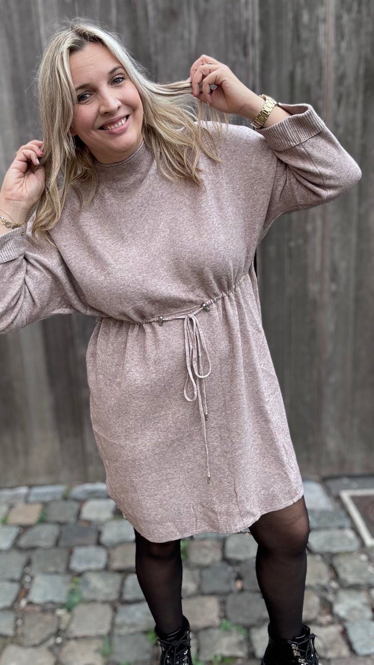 Ina jurk - Beige