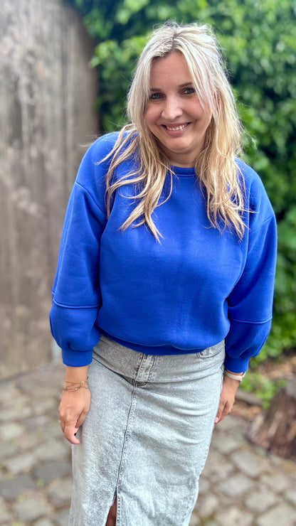 Leyla sweater blauw