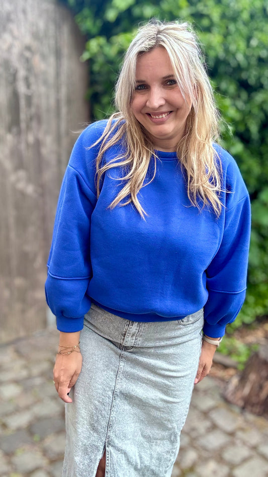 Leyla sweater blauw