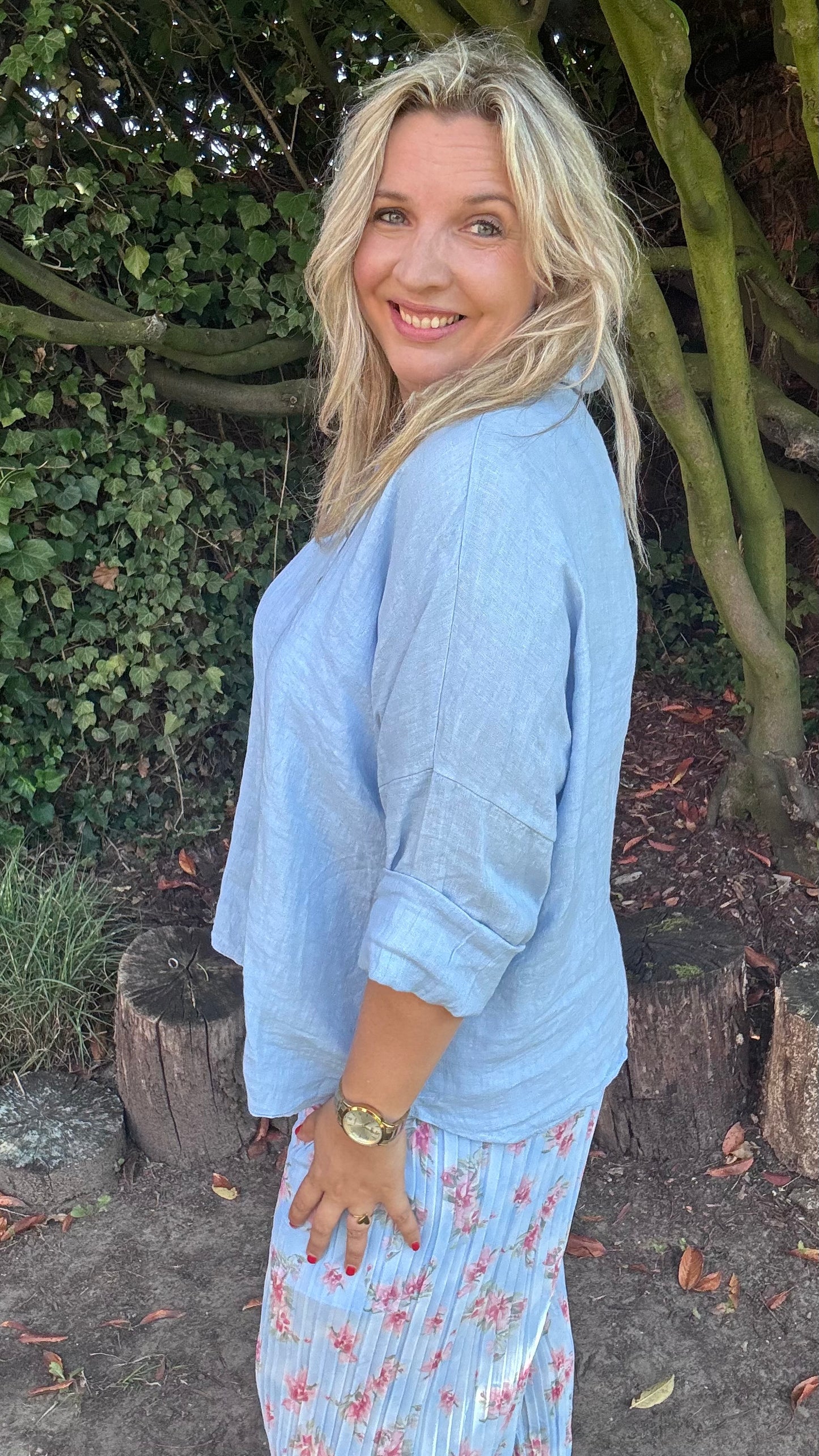 Mika blouse - Blauw