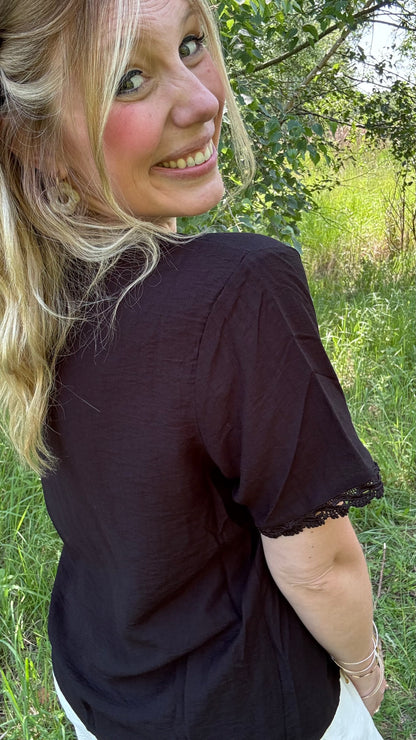 Monique blouse - Zwart
