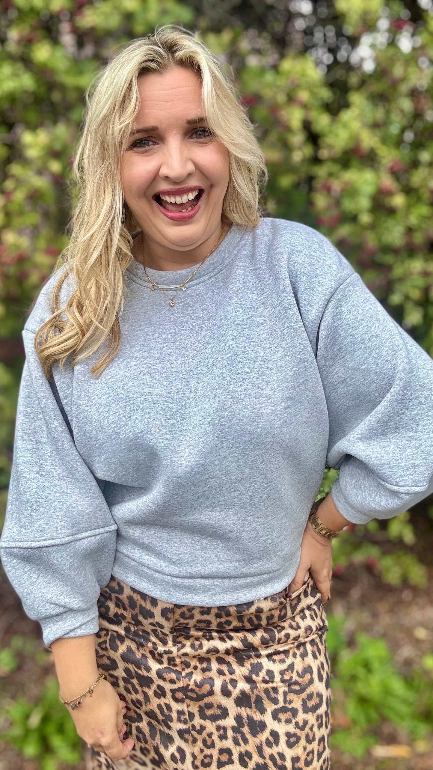 Leyla sweater - Grijs