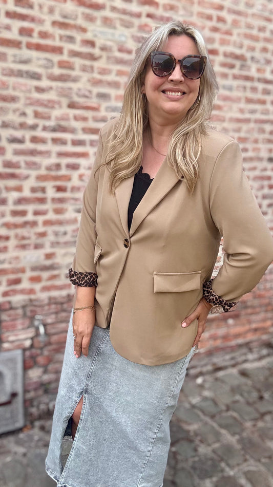 Blazer Leopard/bruin