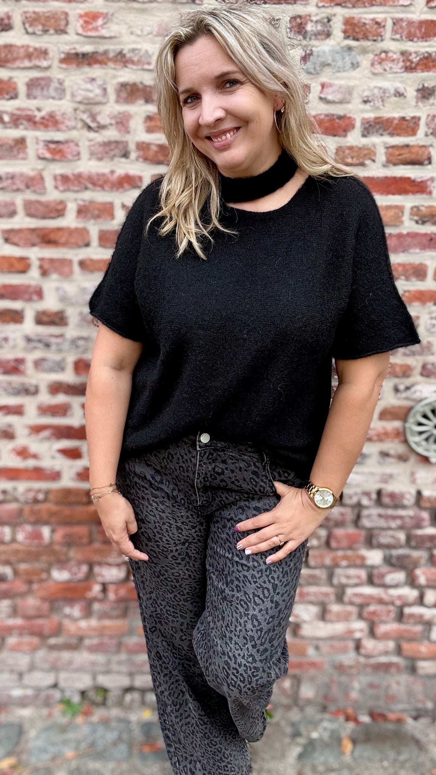 Loua knit - Zwart