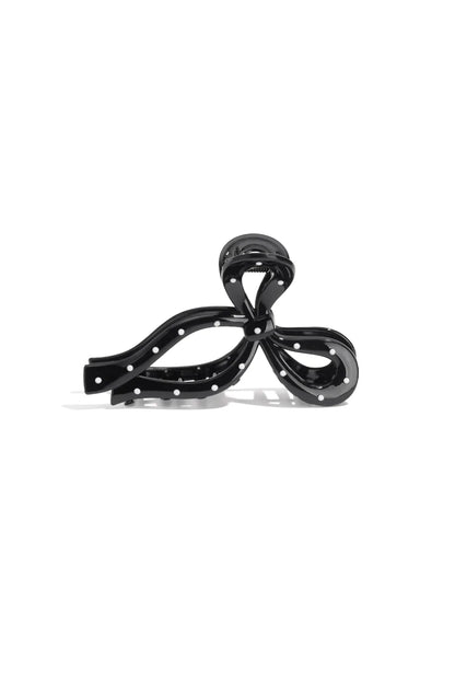Haarspeld bow - zwart