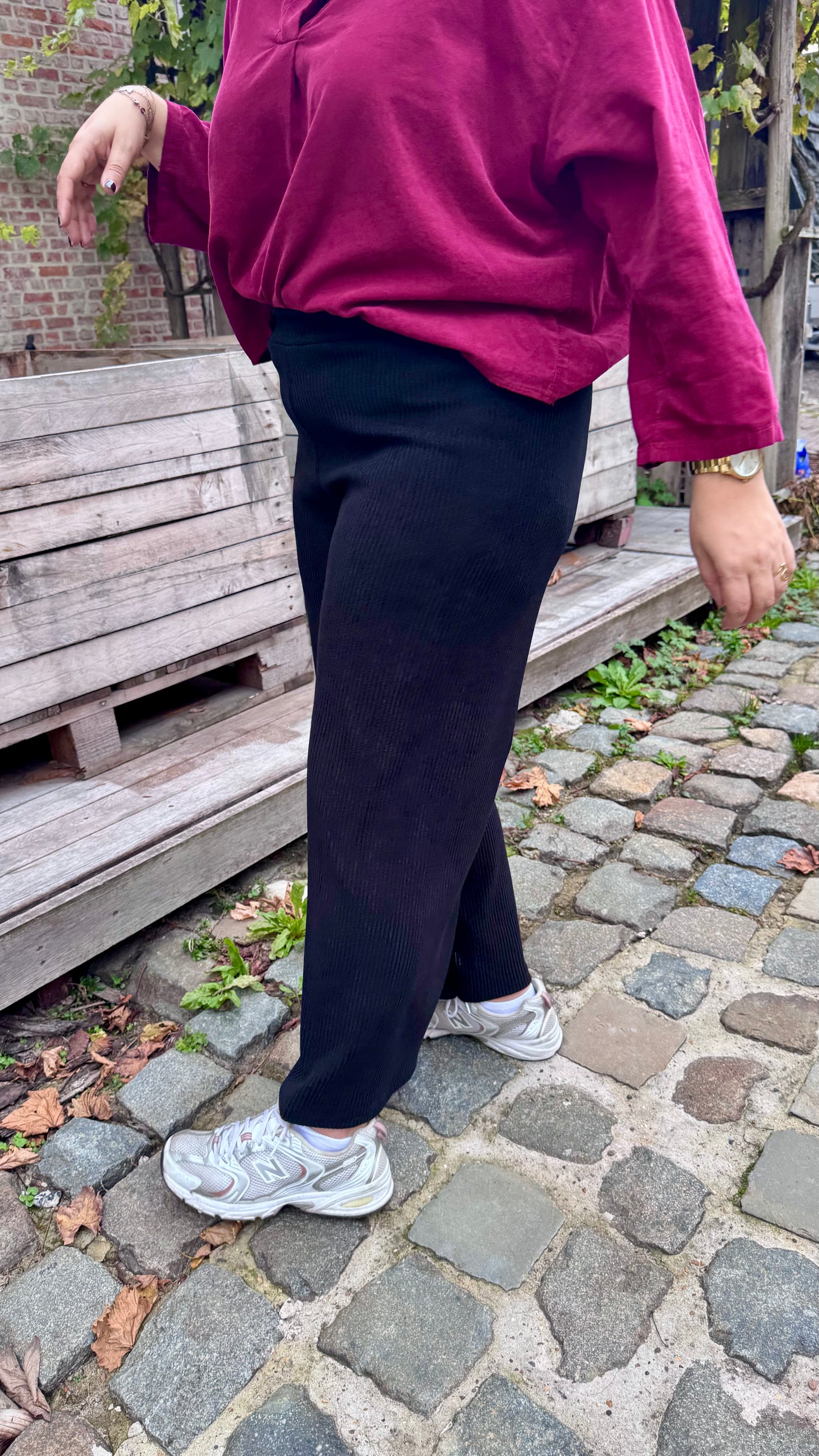 Cozy crush broek - Zwart