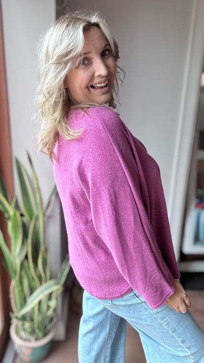 Basic trui - Roze