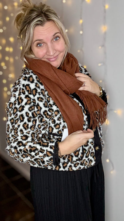 Camilla leopard vest