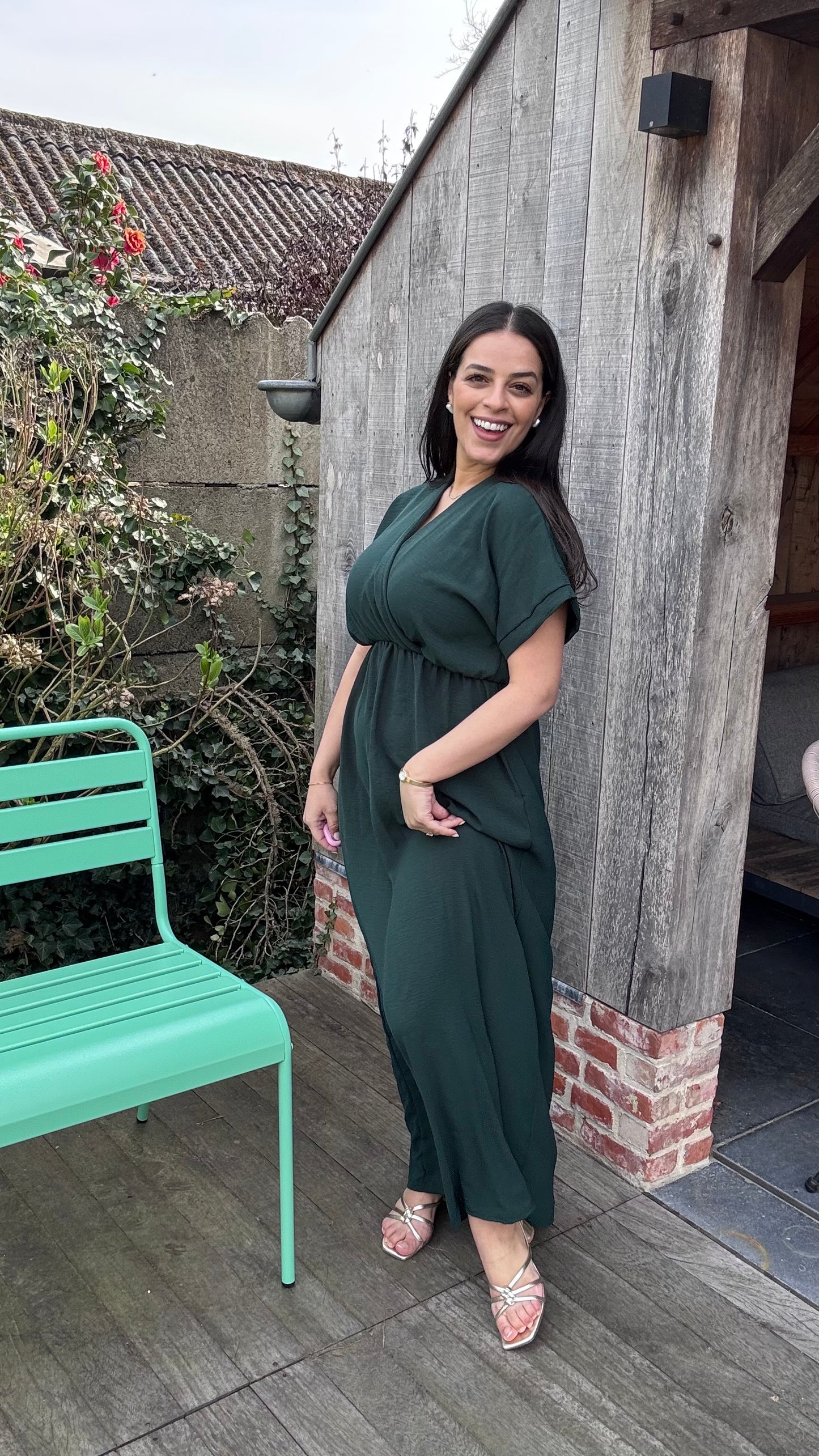 Jazzy dress - Groen