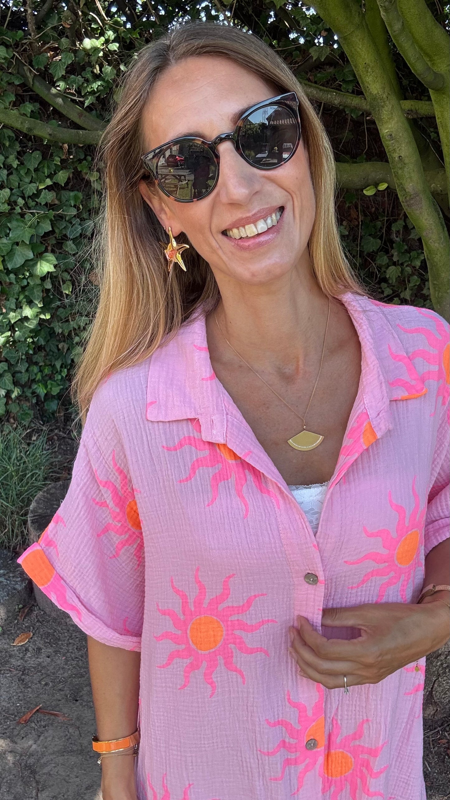 Sunshine Beach dress - Roze