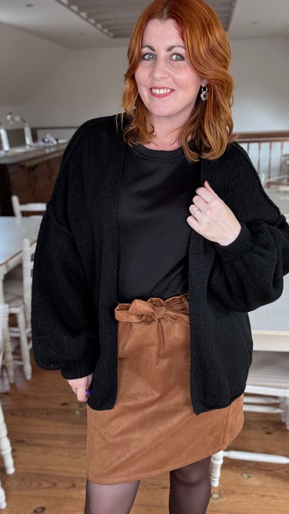 Louise cardigan - Zwart