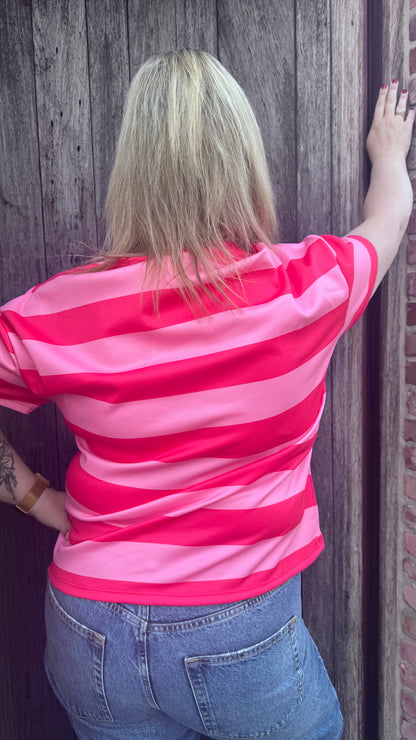 Cassie shirt - roze/fuchsia