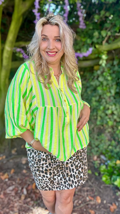 Neon breeze blouse yellow