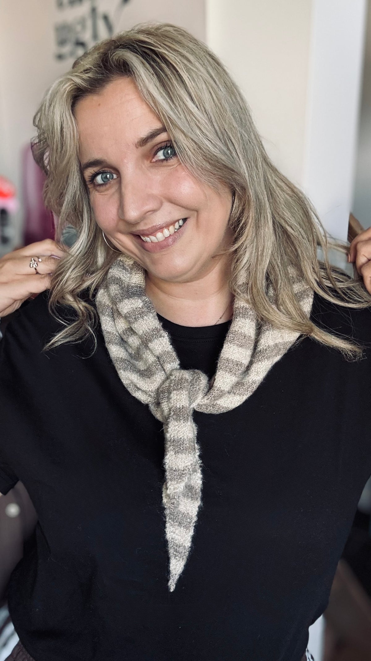 Noa sjaal beige