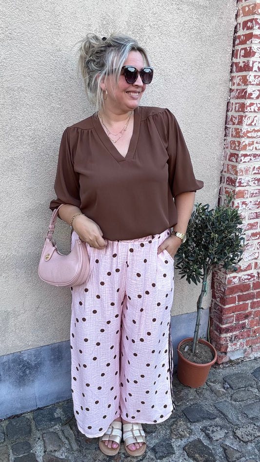 Dots broek - Roze