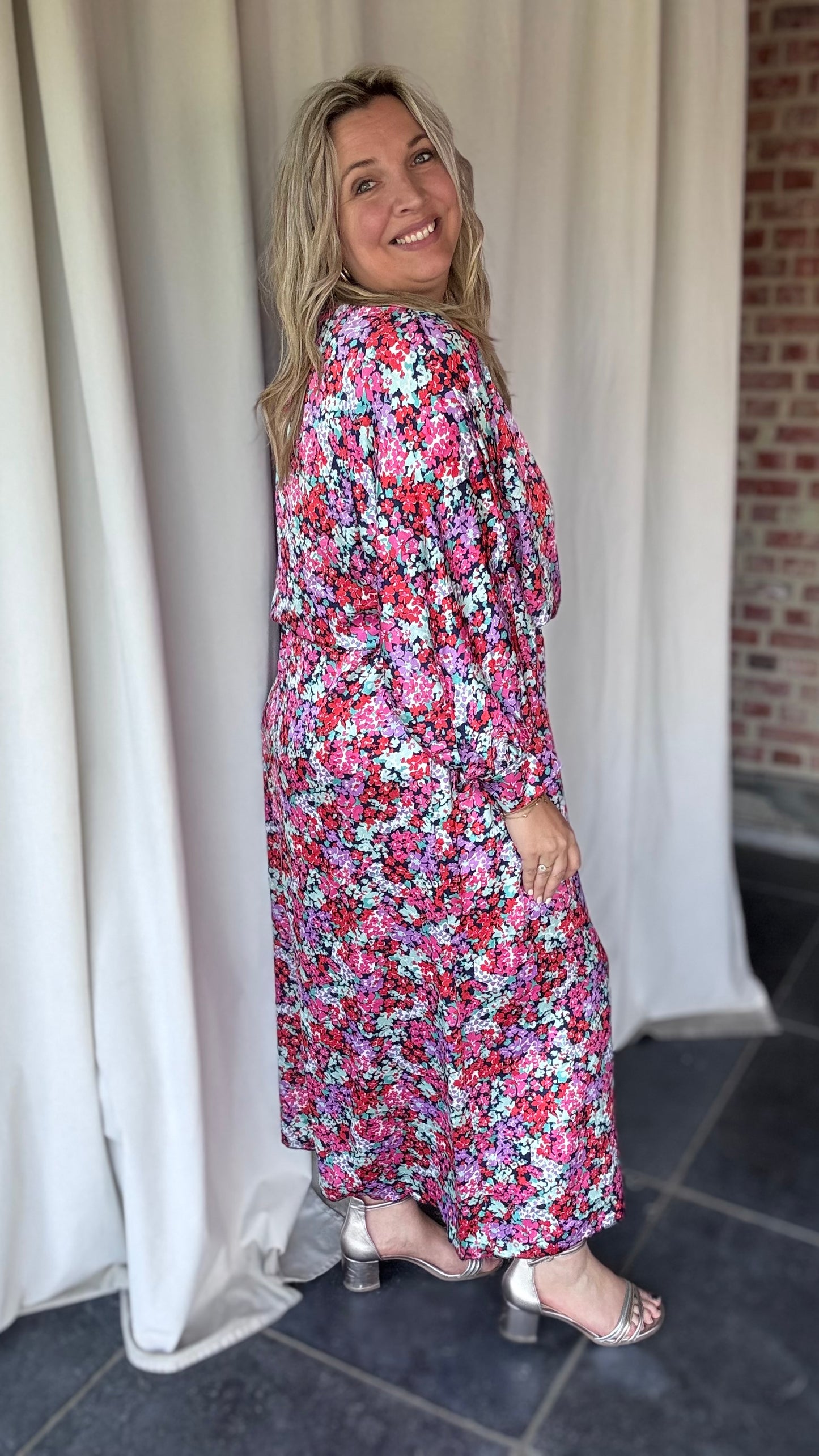 Bellini dress - Purple flowers