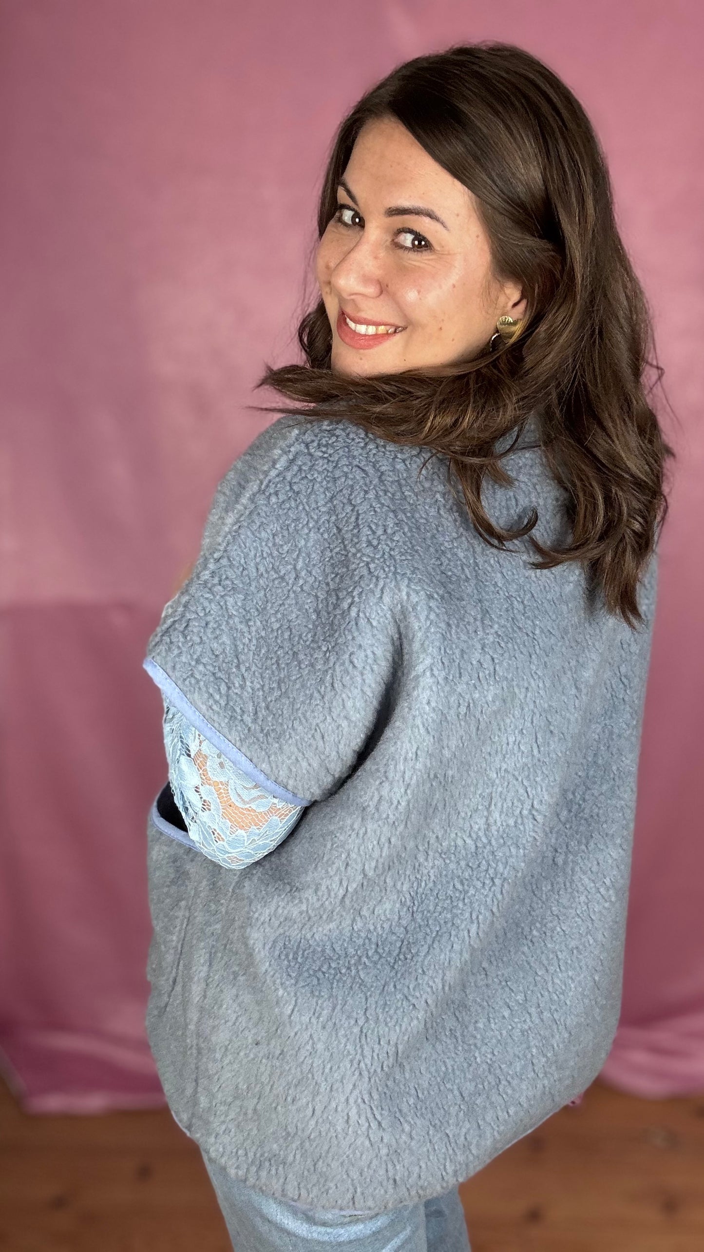 Teddy Easy gilet - Blauw