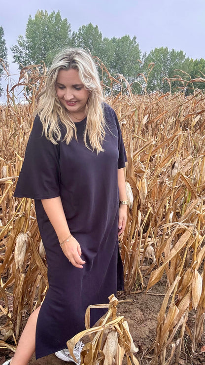 Harvey sweaterjurk TU2 - Donkerblauw