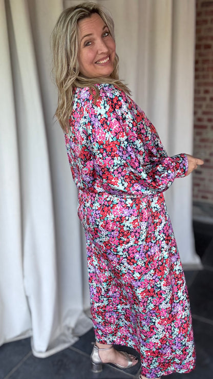 Bellini dress - Purple flowers