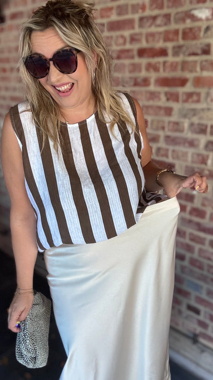 Silky muse rok - Crème