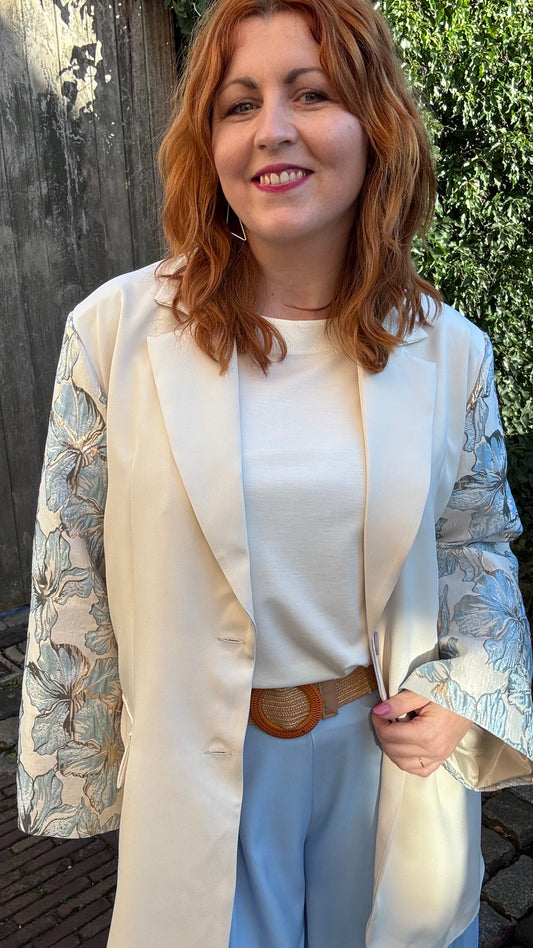 Cotton candy blazer - Beige